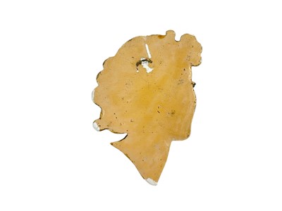 Lot 32 - An Art Deco plaster face mask wall plaques of pierot.