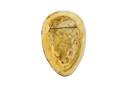 Lot 32 - An Art Deco plaster face mask wall plaques of pierot.