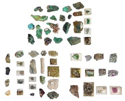 Lot 194 - A collection of mineral specimens.