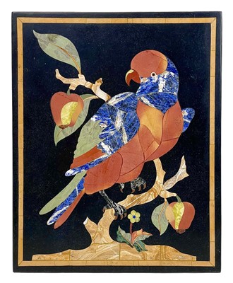 Lot 46 - An Italian Pietra Dura panel.