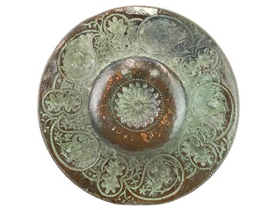 Lot 24 - An Arts and Crafts circular copper dish.