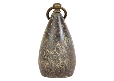 Lot 30 - A turned Cornish serpentine door stop.