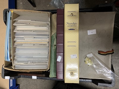 Lot 806 - Postcards: A crate containing a very large...