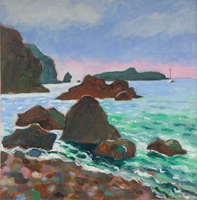 Lot 52 - Sue TEMPLEMAN (b.1947) Little Beach Mullion...