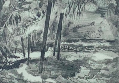 Lot 1244 - Ben REDDICK (20th/21st Century) Landscape...