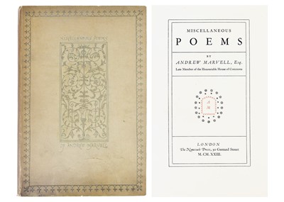 Lot 42 - (Nonesuch Press) Andrew Marvell