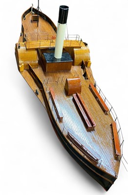 Lot 33 - A Scratch built model paddle steamer 'Waterlilly'.