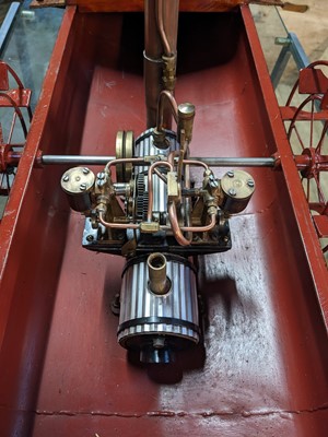 Lot 33 - A Scratch built model paddle steamer 'Waterlilly'.