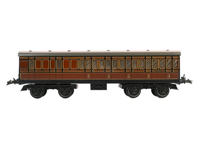 Lot 320 - Hornby 0 Gauge No 2 LMS Suburban Brake/3rd coach