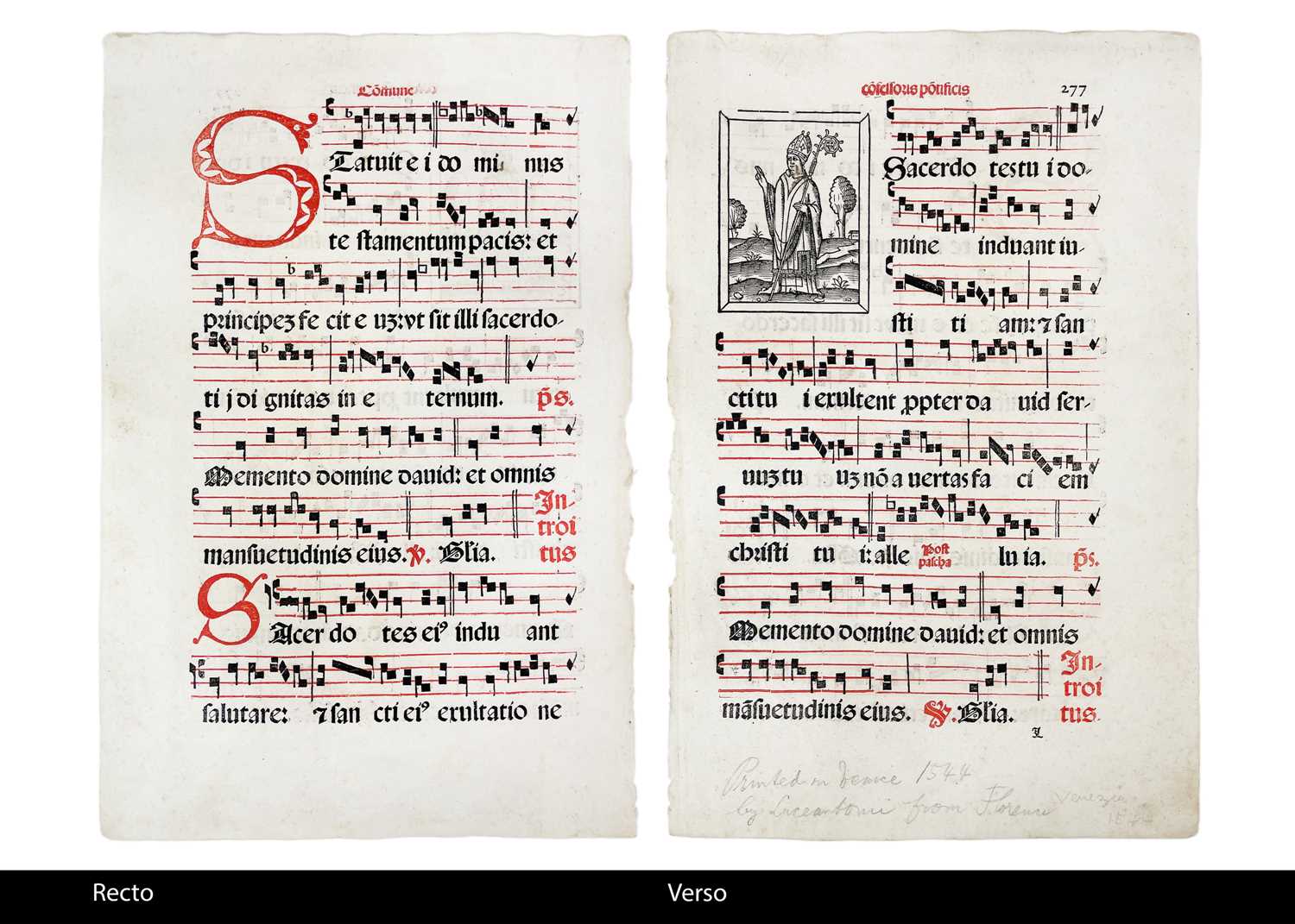 Lot 13 - (Early Printed Leaf) Antiphonal