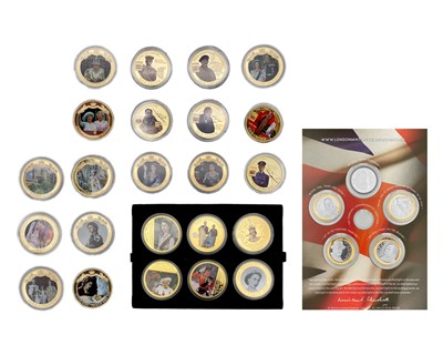 Lot 89 - A London Mint Winston Churchill five portraits presentation set.