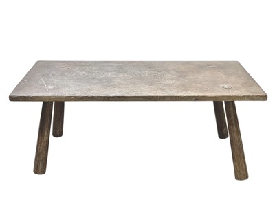 Lot 442 - A mahogany rectangular coffee table.