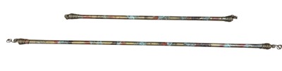Lot 323 - Tracey Adam Metalworks, Two bespoke curtain poles.