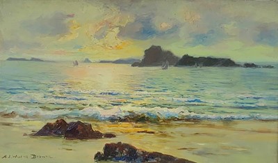 Lot 79 - Alfred J. Warne BROWNE (c.1855-1915) A View in...