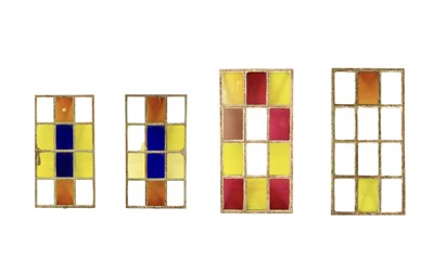 Lot 345 - Two pairs of 19th century cast iron window panes.