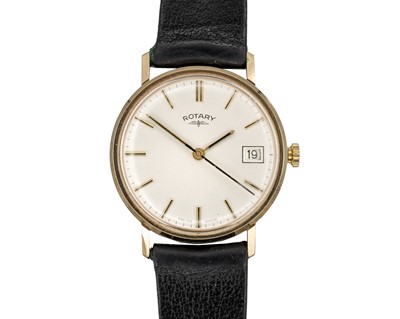 Lot 1068 - ROTARY - A 9ct gentleman's manual wind wristwatch.