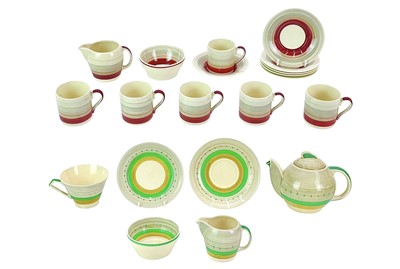 Lot 254 - Two Susie Cooper Kestral part tea and coffee services.