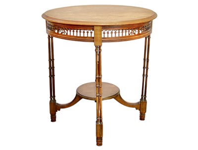 Lot 516 - An Edwardian mahogany circular occasional table.