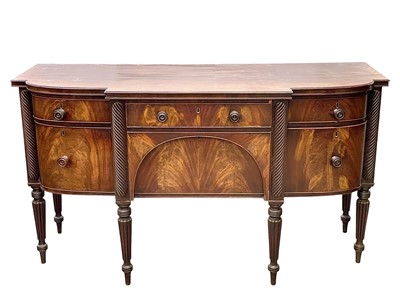 Lot 490 - A William IV mahogany sideboard
