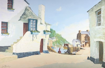 Lot 218 - James R. RICHARDSON (XX) Polperro Two oils on...