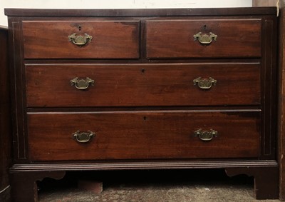Lot 3052 - A mahogany chest of two short and two long...