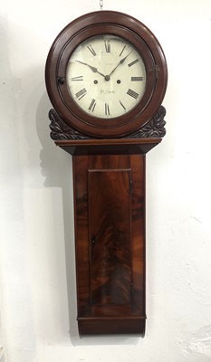 Lot 2914 - An early Victorian mahogany eight day wall...