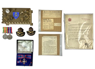 Lot 520 - A WWII ARRC nursing group of three awarded to RAF Nurse Winifred Marianne Cave.