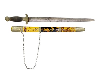 Lot 722 - A Chinese Jian short sword.