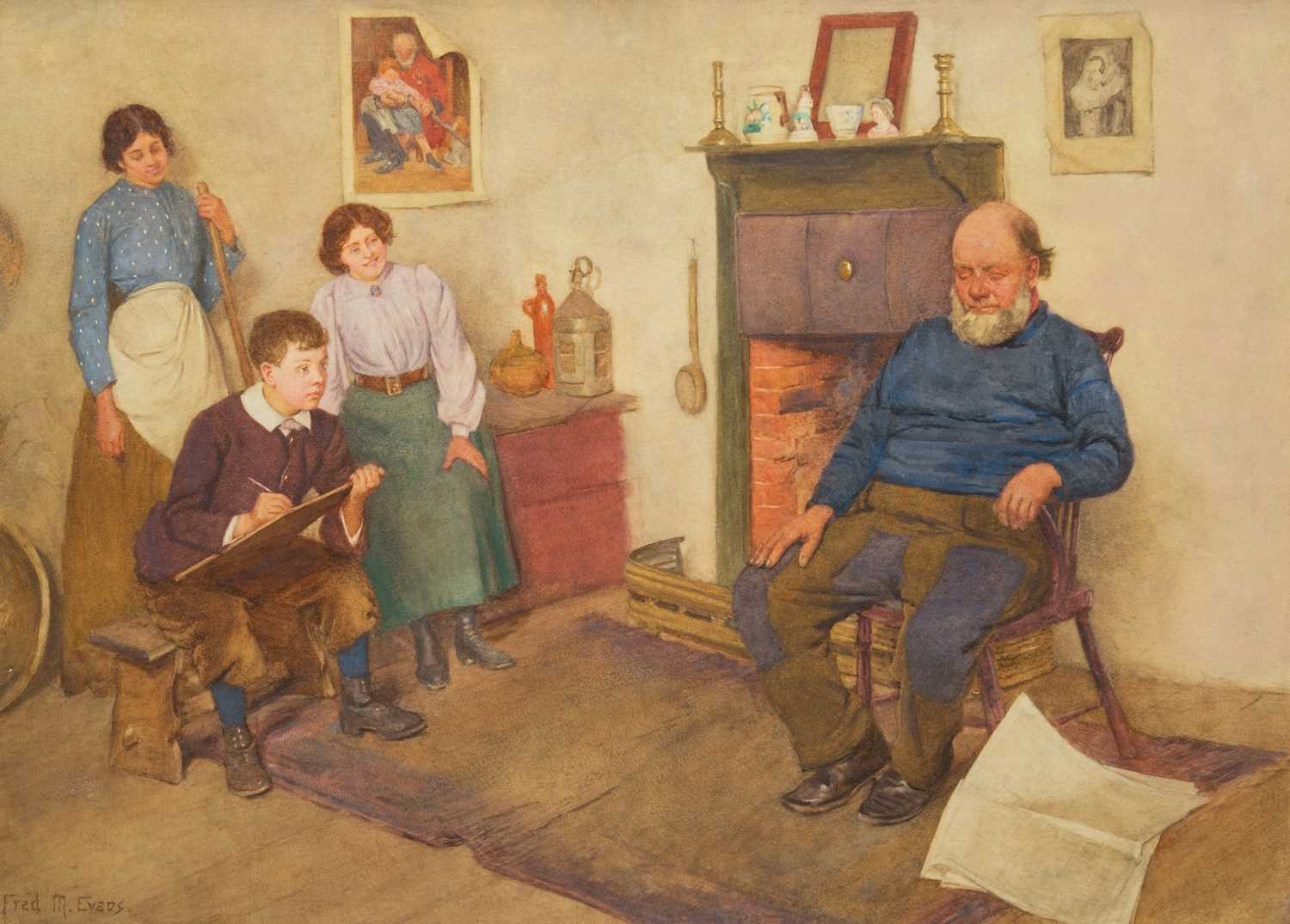 Lot 53 - Frederick James McNamara EVANS (1859-c.1929)