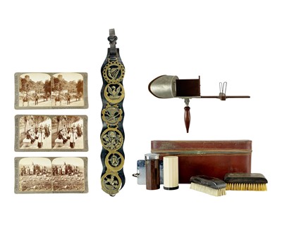Lot 113 - Underwood & Underwood stereoscopic viewer and cards.