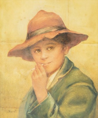 Lot 20 - Smoking Boy in Red Hat