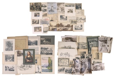 Lot 354 - Ephemera, photographs, sketches &c. &c.