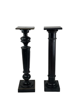 Lot 506 - A Victorian ebonised torchere.