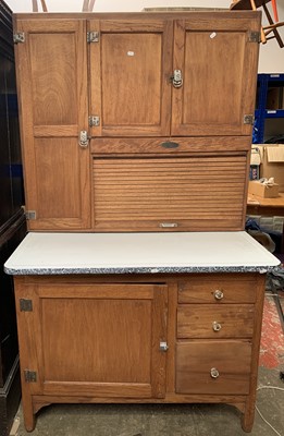 Lot 3124 - A mid century American kitchen dresser unit,...