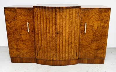 Lot 3197 - An Art Deco burr walnut sideboard by Epstein...