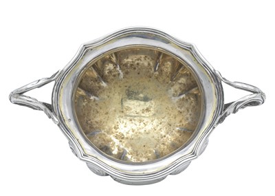 Lot 16 - A Victorian silver three-piece tea set by Charles Reily & George Storer.