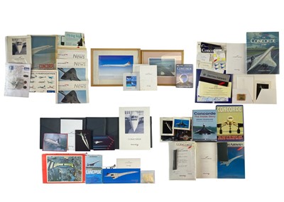 Lot 530 - Concorde ephemera and collectables.