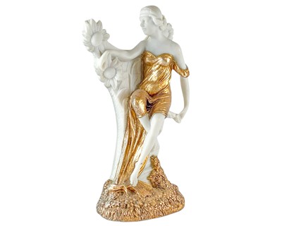 Lot 23 - An Art Nouveau style resin figure.
