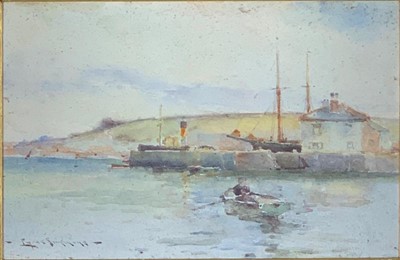 Lot 90 - Eyres SIMMONS (1872-1955) North Quay from...