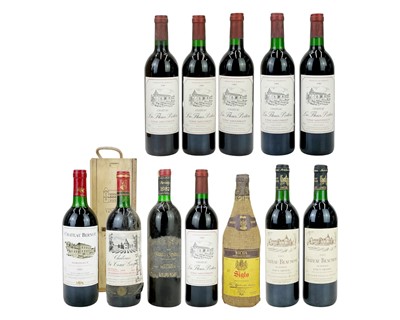 Lot 220 - Six bottles of Chateau La Fleur Poitou Lussac Saint-Emilion 1989.