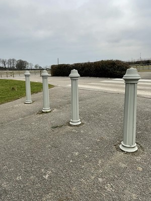 Lot 1382 - 7 Cast Iron Bollards.