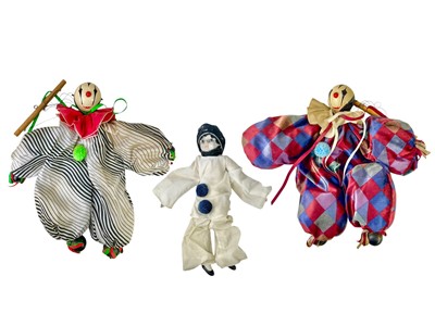 Lot 561 - Three pierrots.