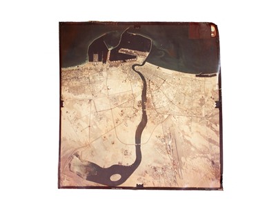 Lot 126 - (Dubai) A 1960's Aerial view of Dubai