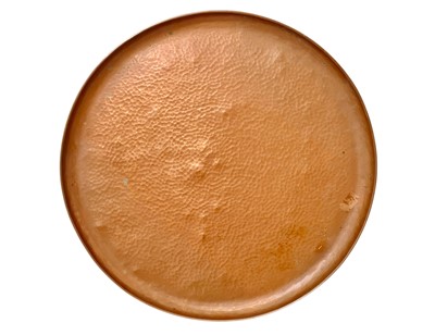 Lot 14 - A Newlyn copper large circular tray.
