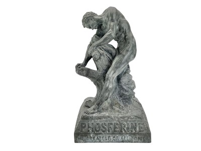Lot 12 - A 1920s spelter advertising figure 'Phosferine'.