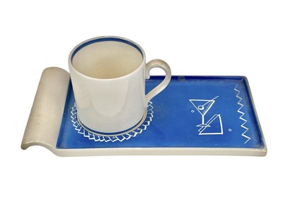 Lot 318 - A Susie Cooper breakfast can and tray.