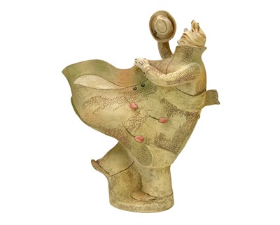 Lot 258 - 'A Windy Day' stoneware sculpture.