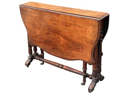 Lot 447 - A Victorian mahogany Sutherland table.