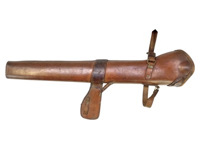 Lot 579 - A cavalry leather rifle holster.