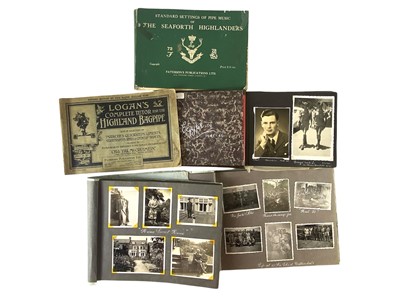 Lot 583 - A leather bound album of snapshots in Egypt, 1945-6.